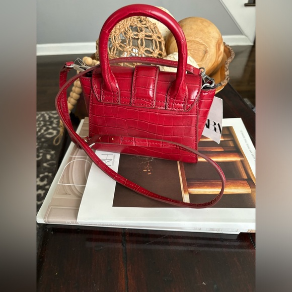 Zara mock crock mini city bag - Picture 6 of 7